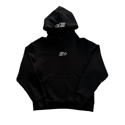 SPORTS EMBLEM HOODIE - EBONY - PROCESS WRLDWID3