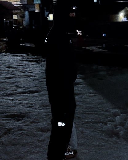 SPORTS EMBLEM NYLON PANT - EBONY - PROCESS WRLDWID3