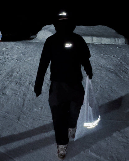 SPORTS EMBLEM HOODIE - EBONY - PROCESS WRLDWID3